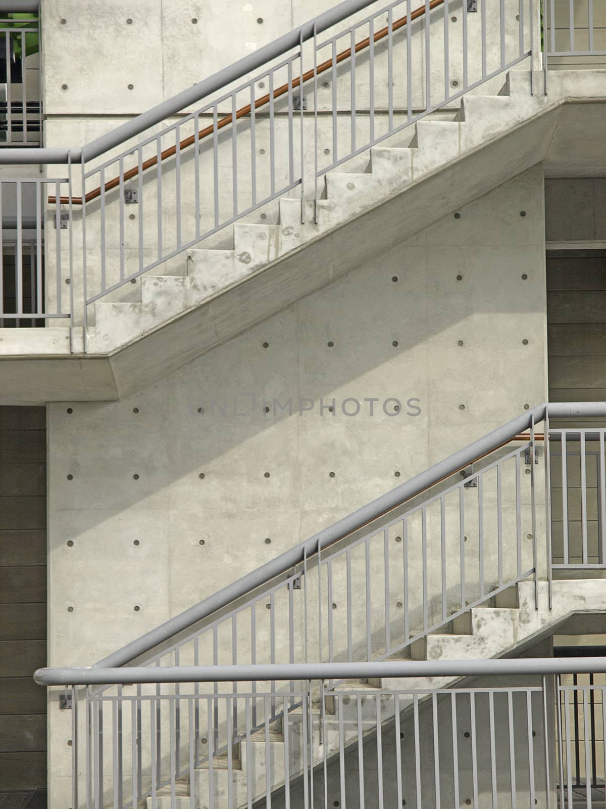 External stair and Fire escape of modern building