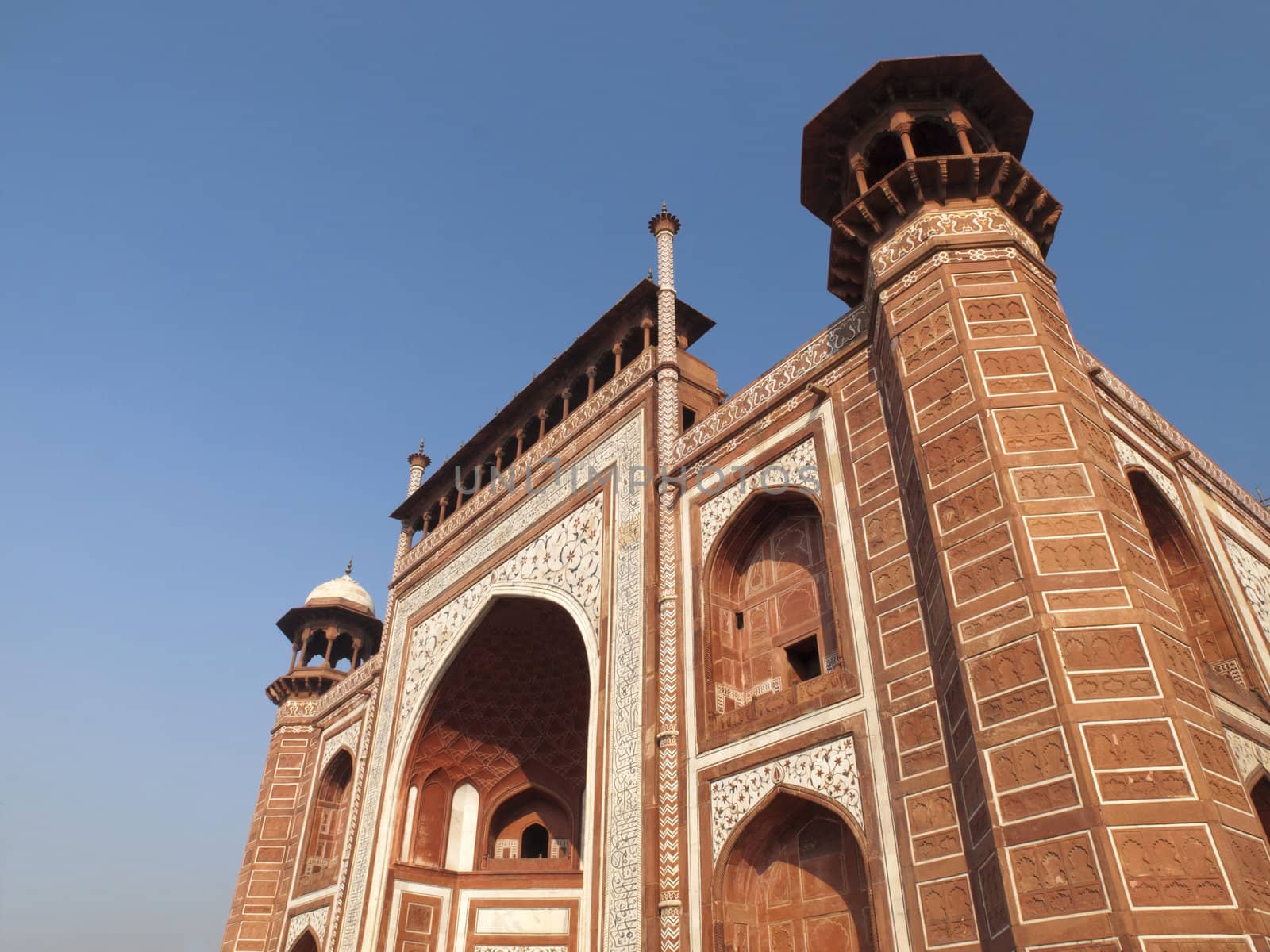 Darwaza-i rauza or The Great gate. Gateway to the Taj Mahal