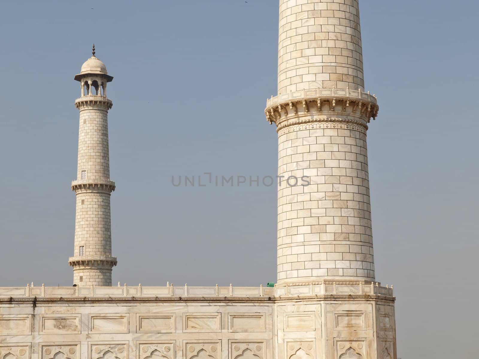 The north Minaret of the Taj Mahal