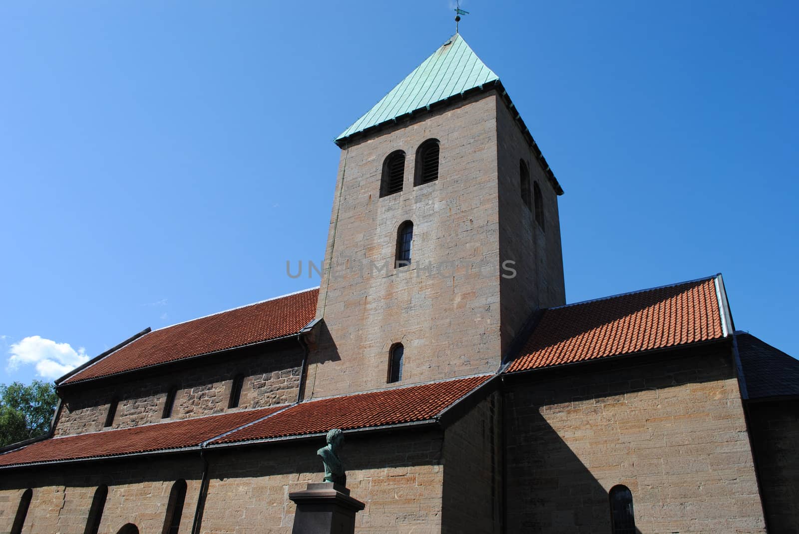 The Old Aker Church is the oldest standing building in Oslo. It was built in the 1100s and is located at Akersbakken 26.