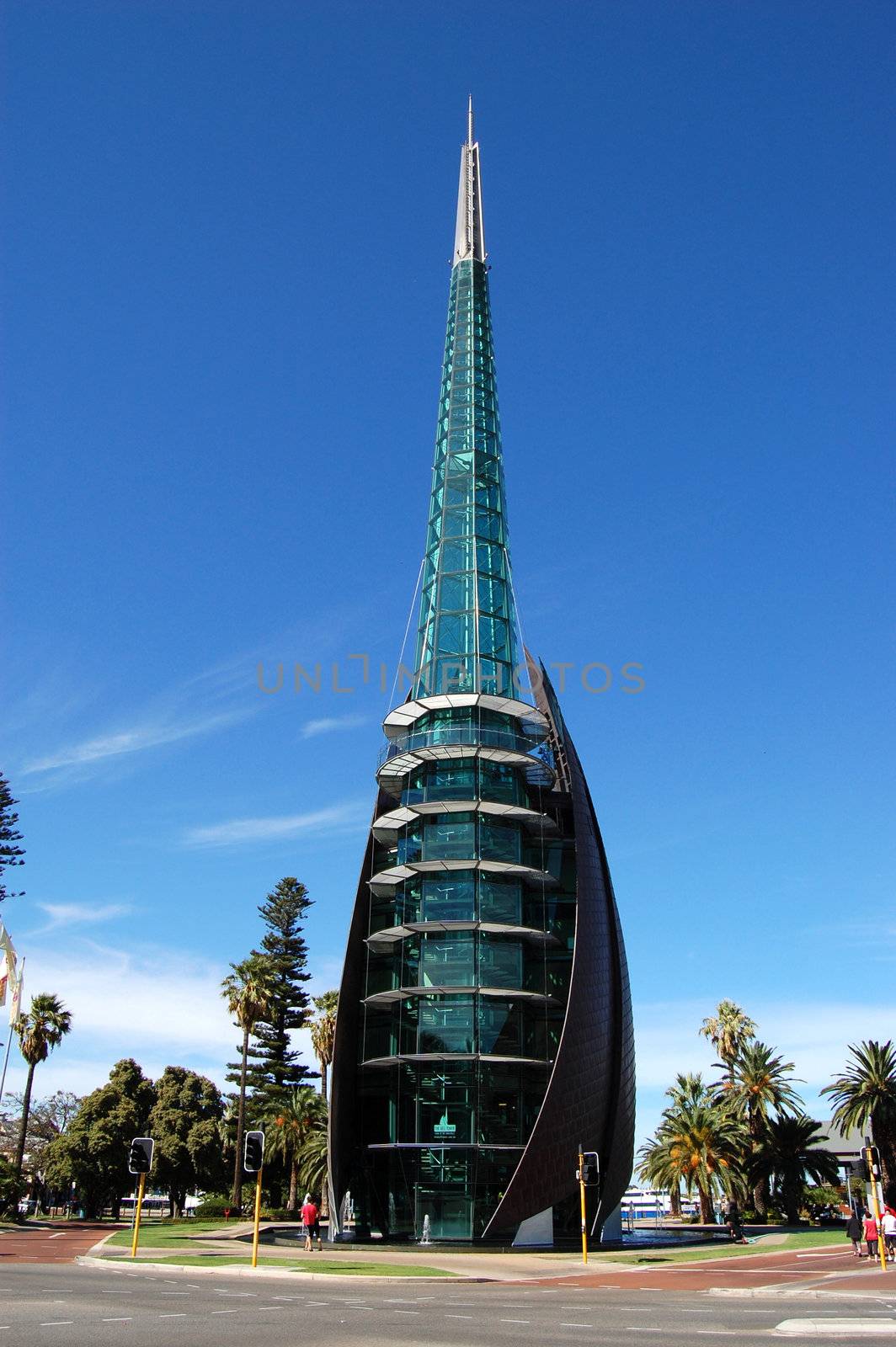 Tower nearby city center, Perth, Western Australia