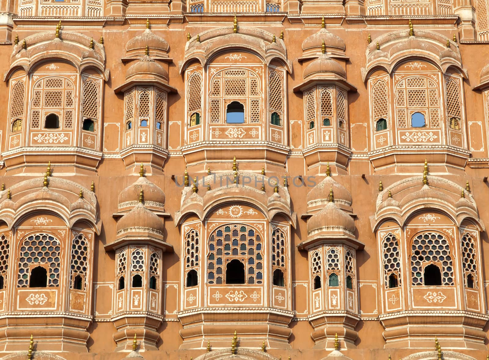 Windows of the Hawa Mahal, Jaipur, India