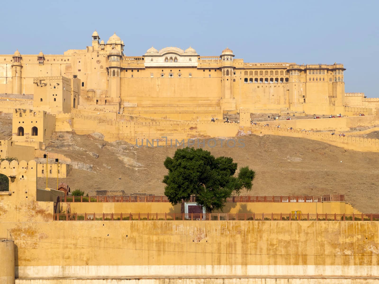 The famous Amber Fort of Jaipur, India