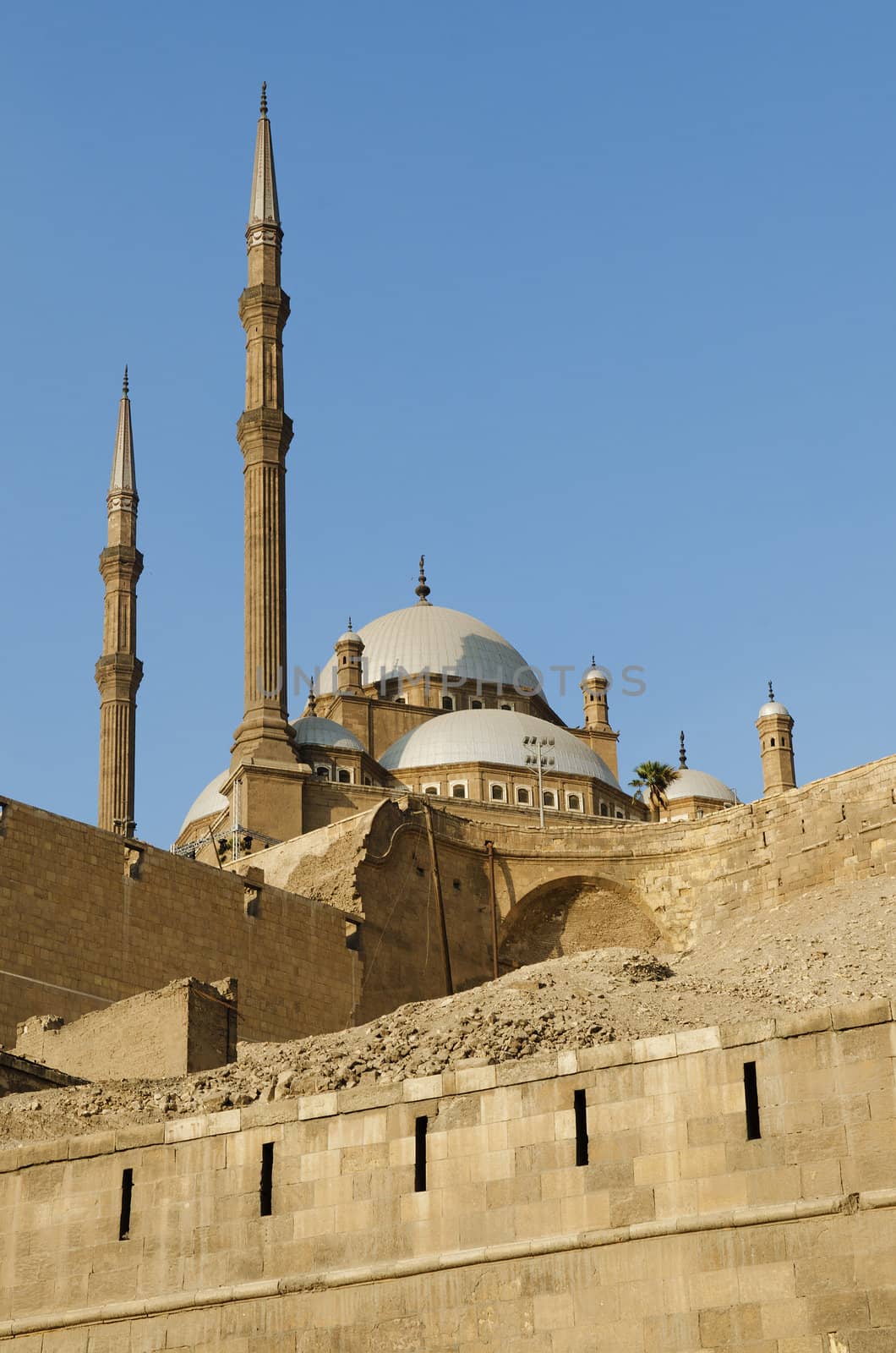 mosque in citadel of cairo egypt