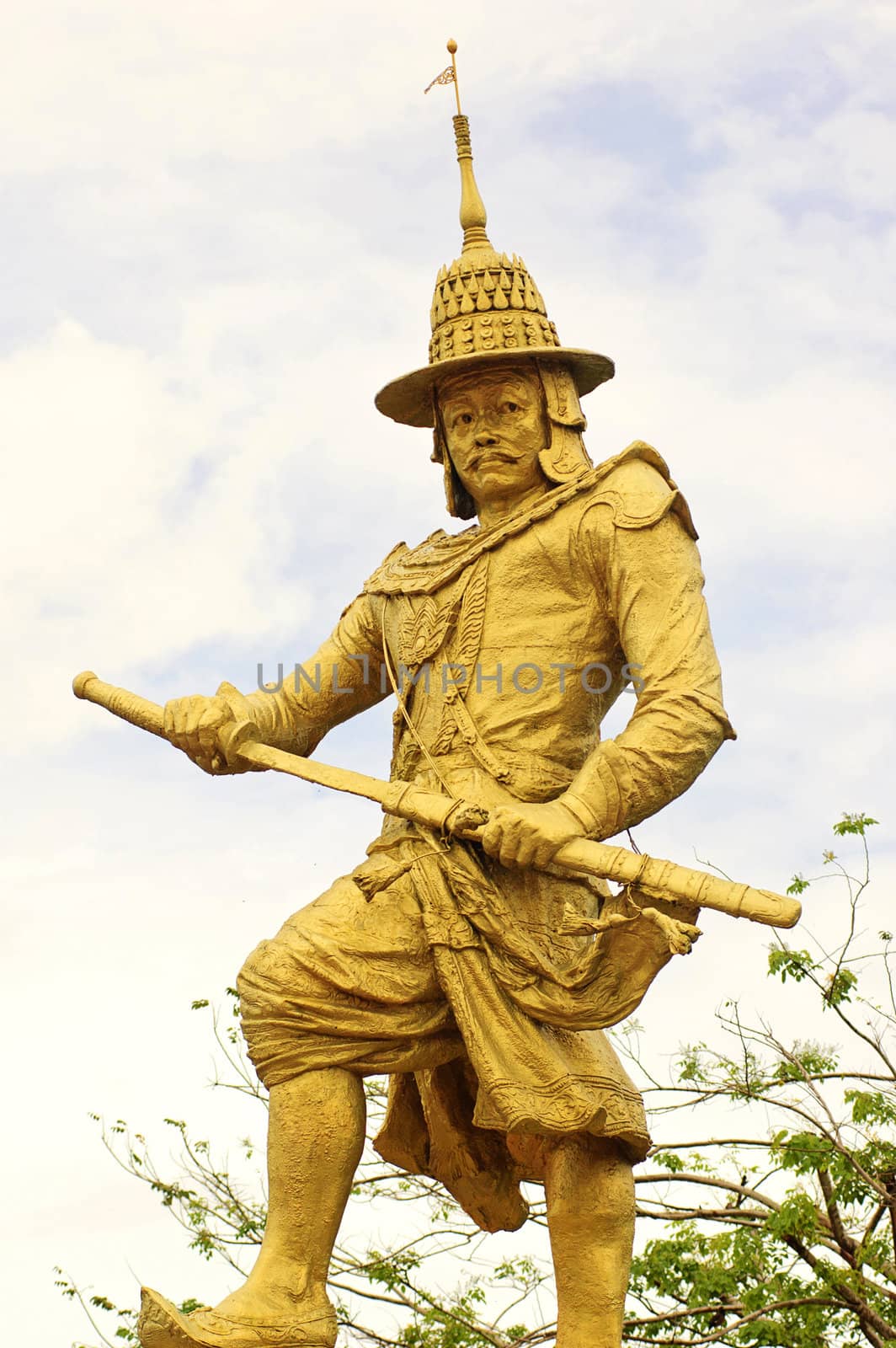 Statue of King Bayint Naung of Myanmar (Burma)