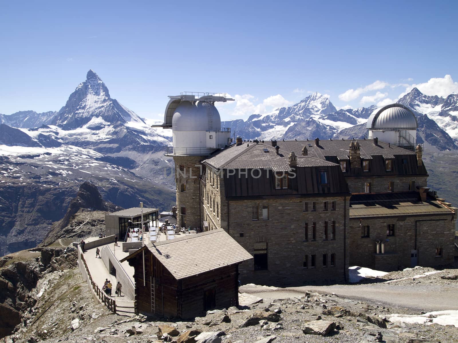 Matterhorn the Switzerland symbol viewed from the Gornergrat station