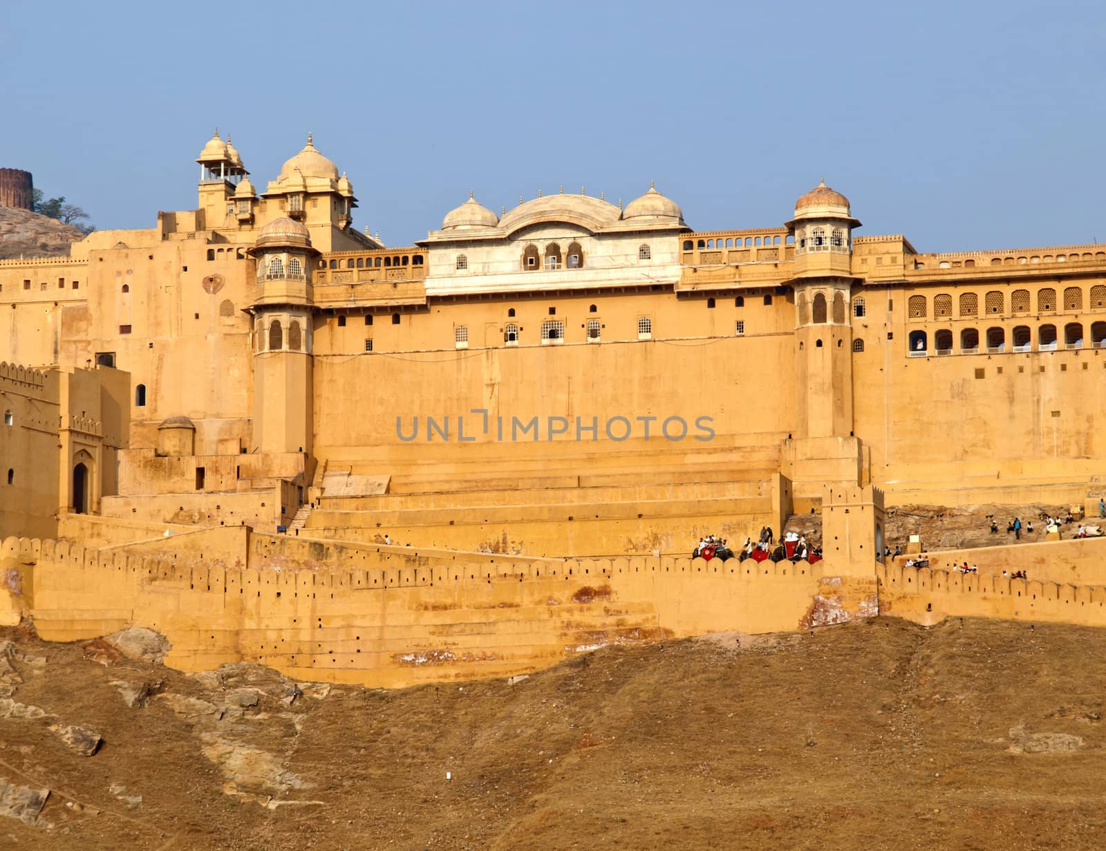 The famous Amber Fort of Jaipur, India
