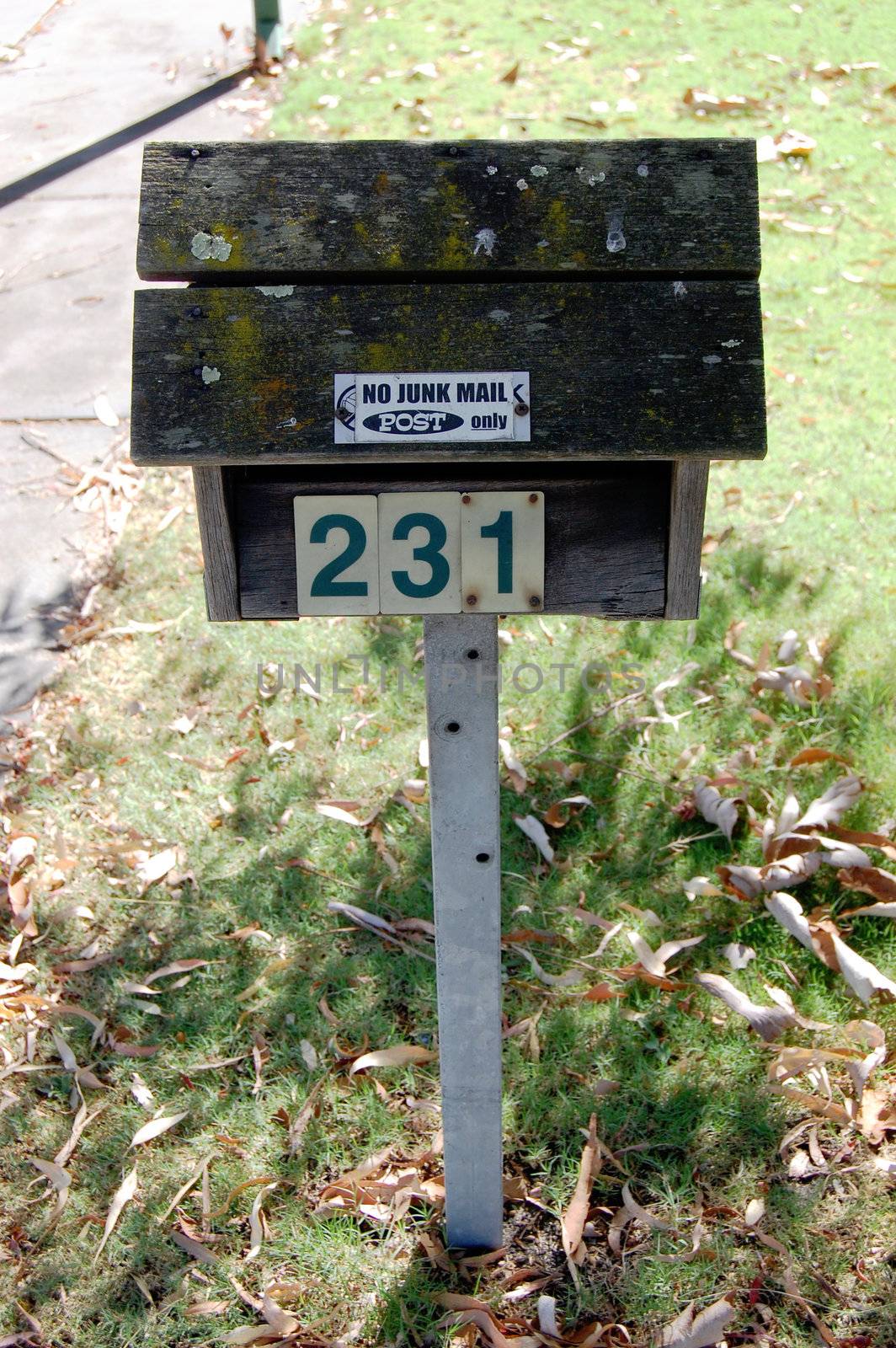 Private mail box in Perth city, Western Australia