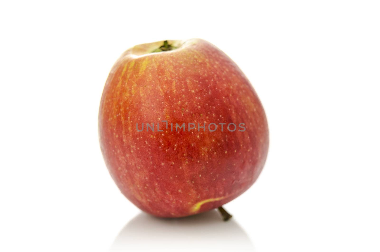 Apple isolated over white background.