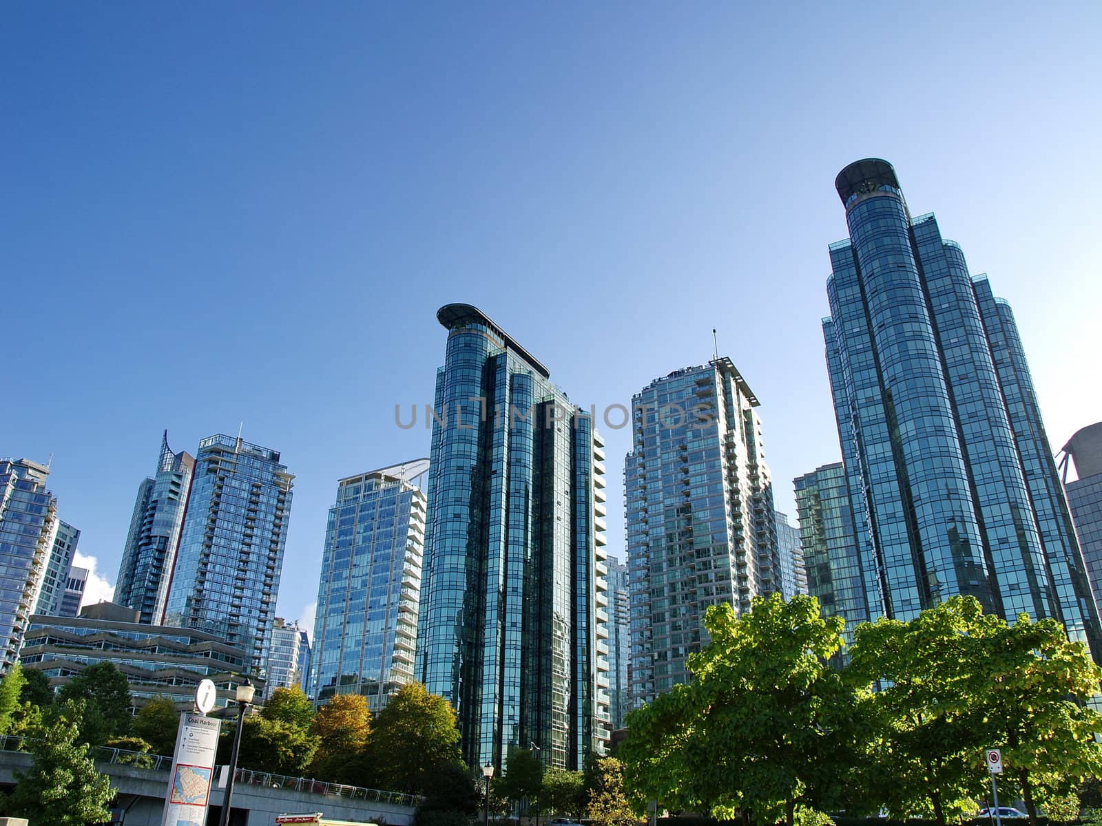 Towers of Vancouver BC, Canada