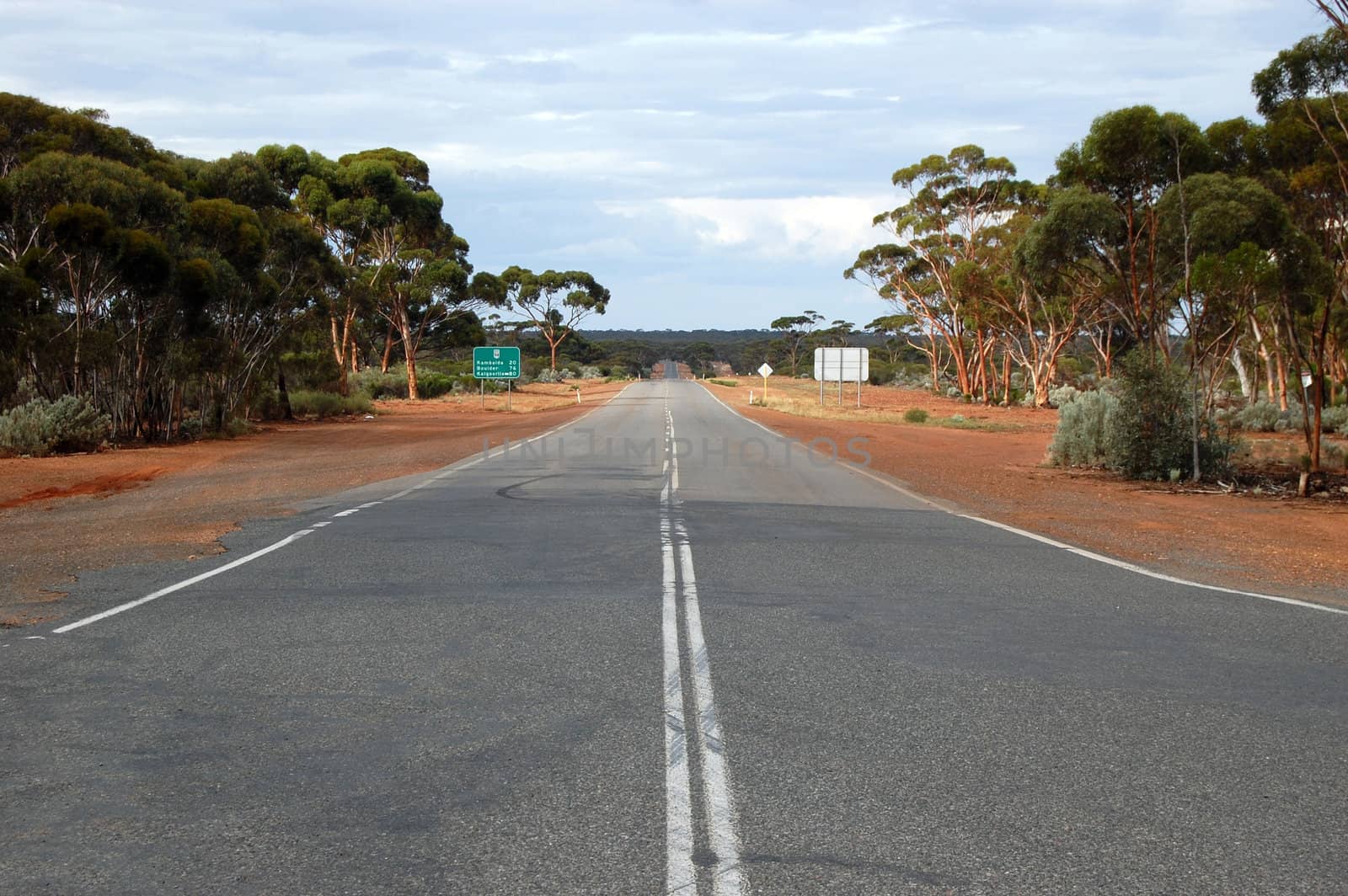 Empty highway in outback, Western Australia