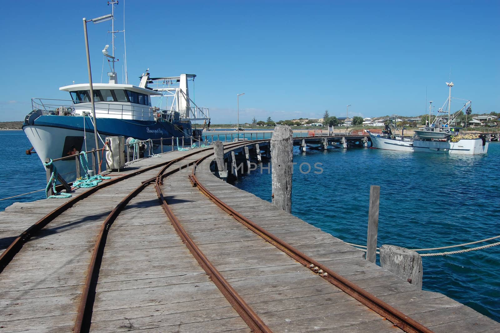 Town jetty with rails, South Australia