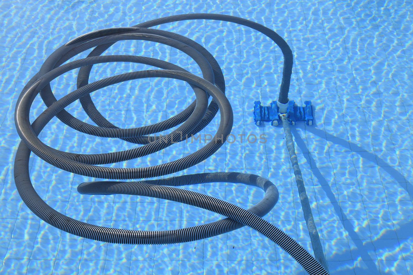 Swimming pool cleaner and its vacumn hose
