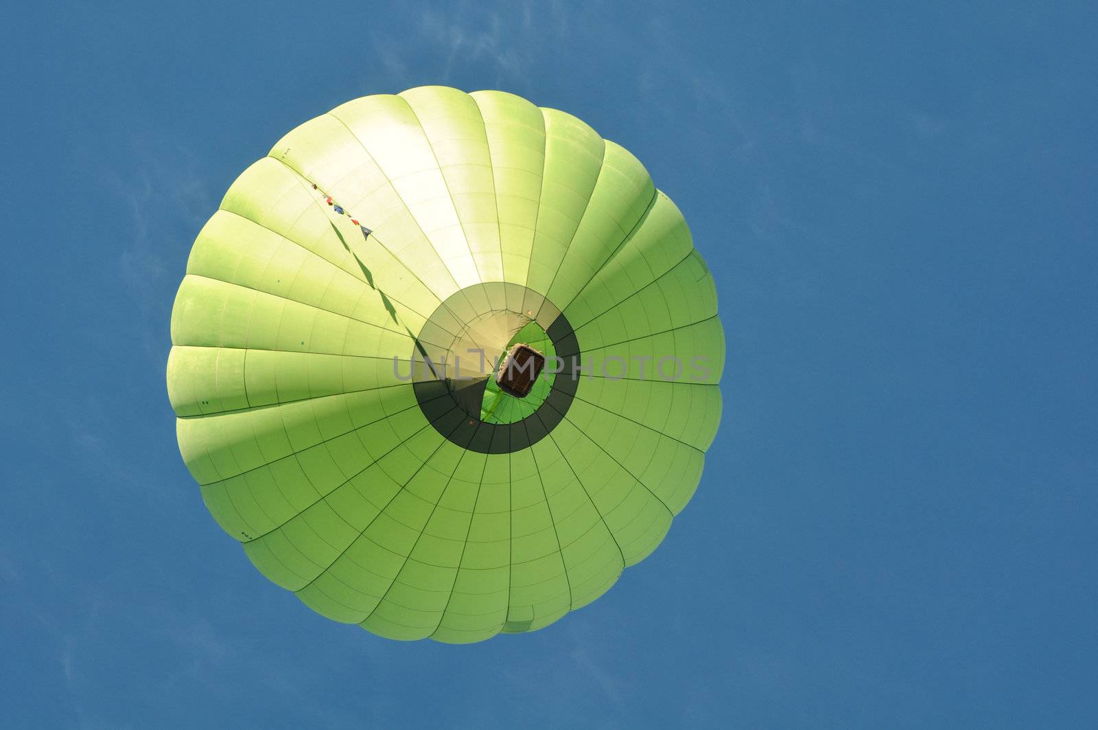 Green Hot Air Balloon