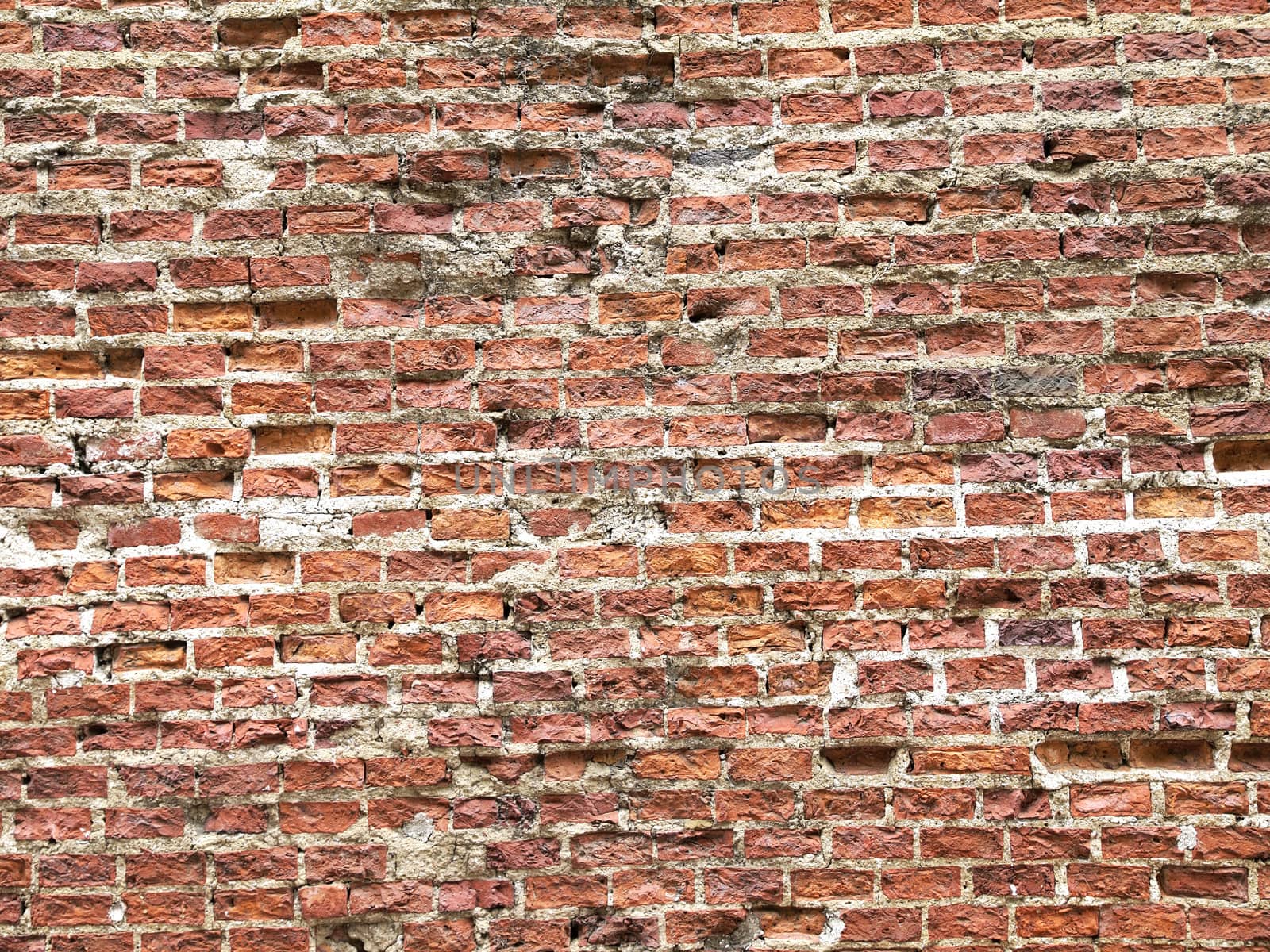 Pattern texture of the old brick wall