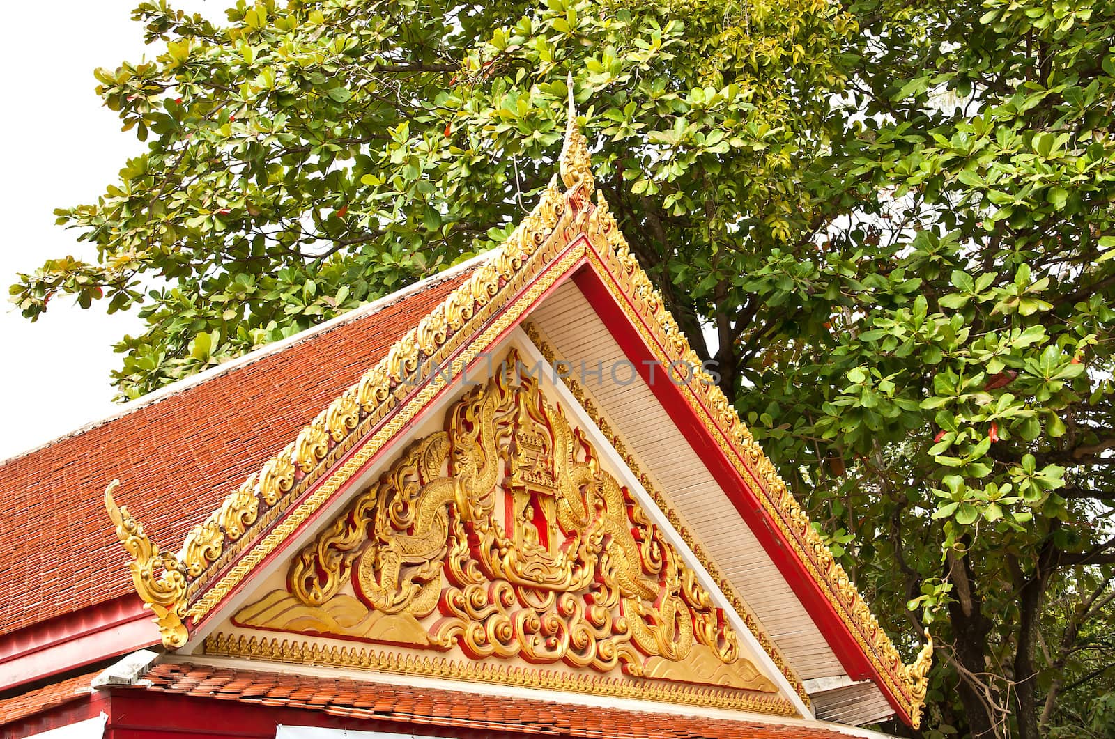 Architecture of the temple In Thailand.