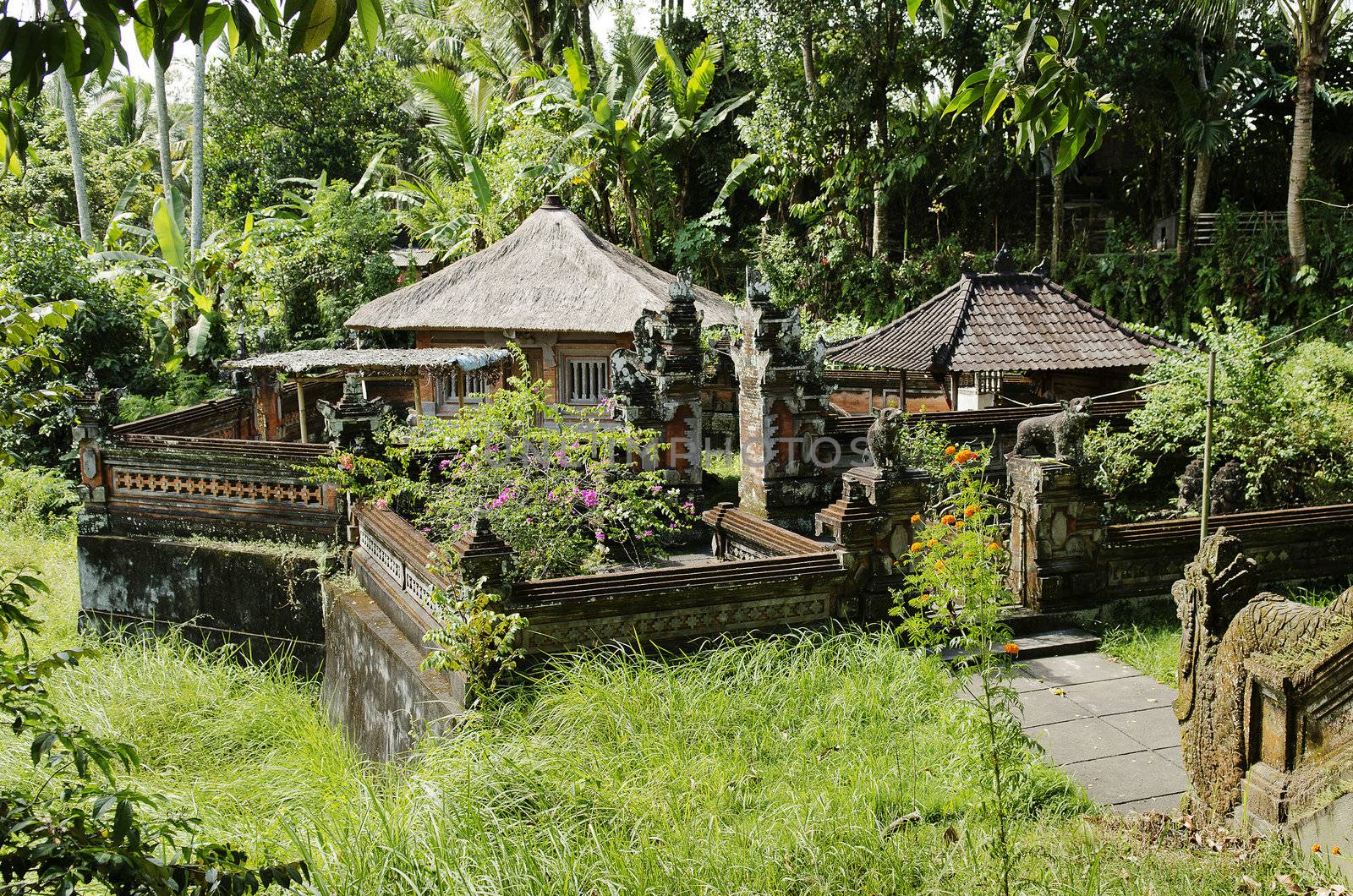 temple in bali indonesia by jackmalipan