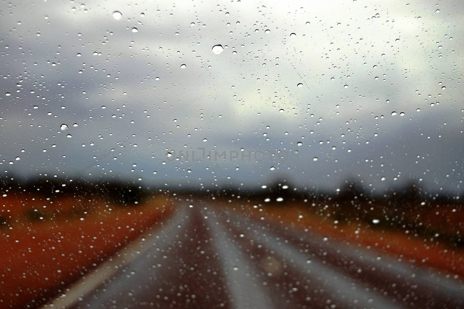 Drops on windscreen by danemo