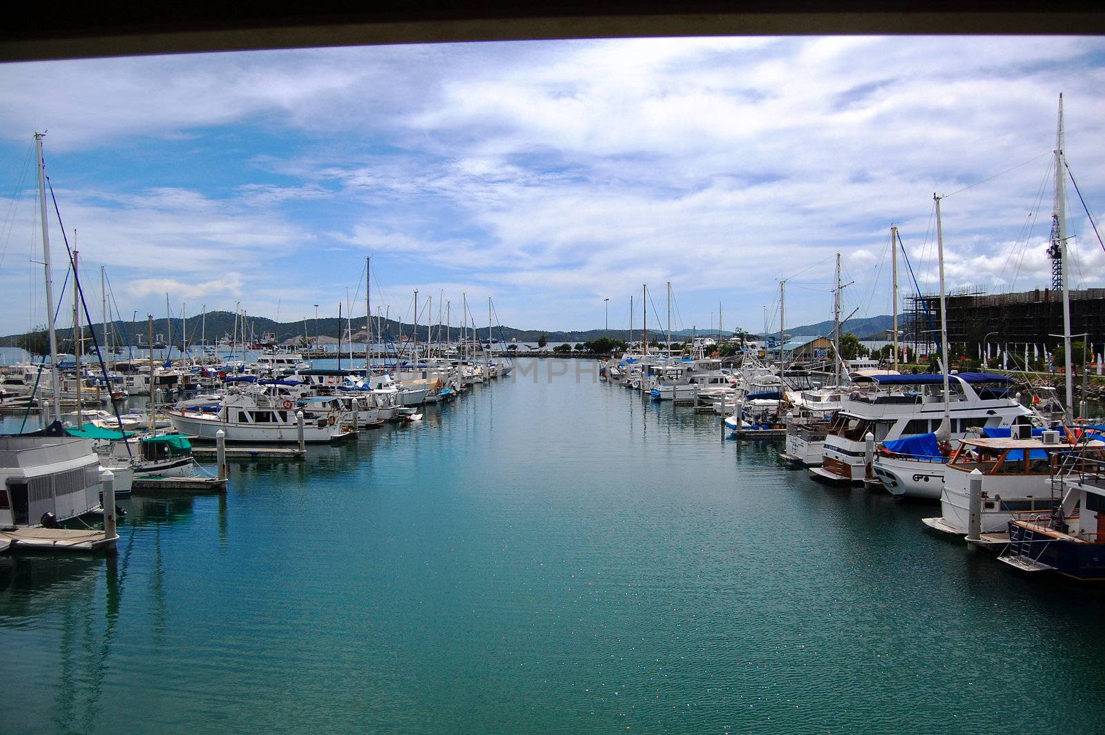 Marina at Port Moresby yacht club, Papua New Guinea