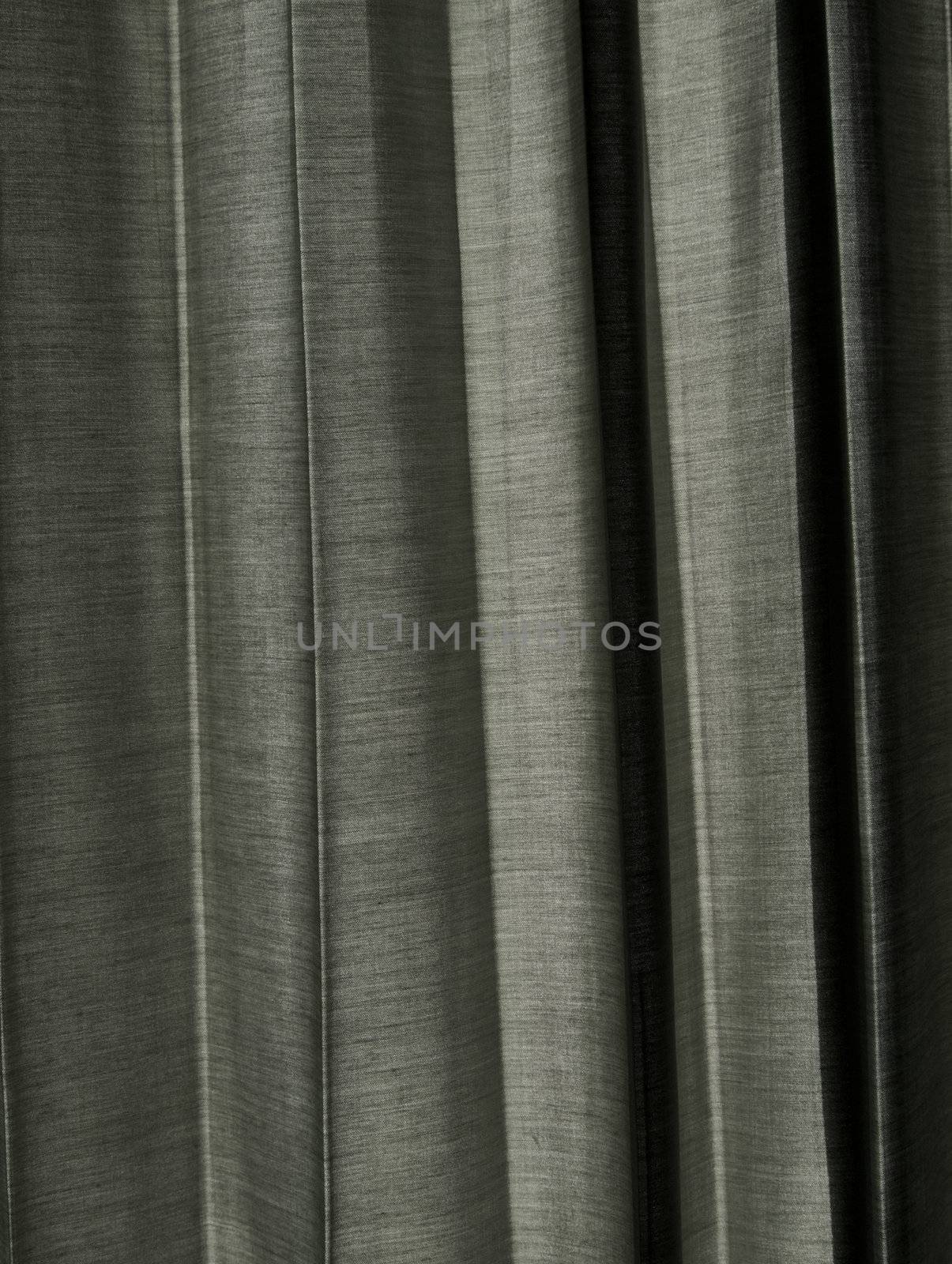 Background of grey illuminated curtain 