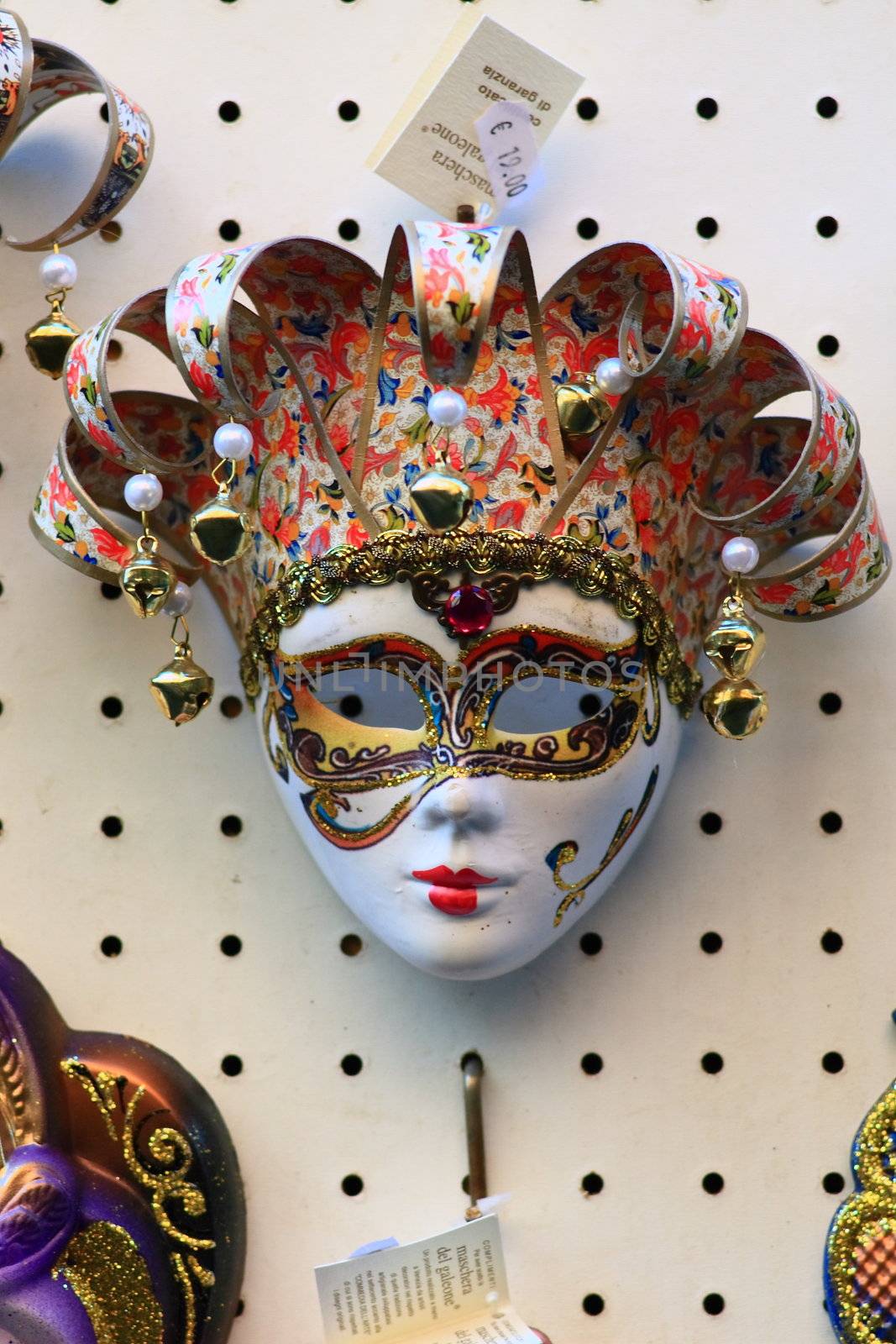 Carnival masks in on sell