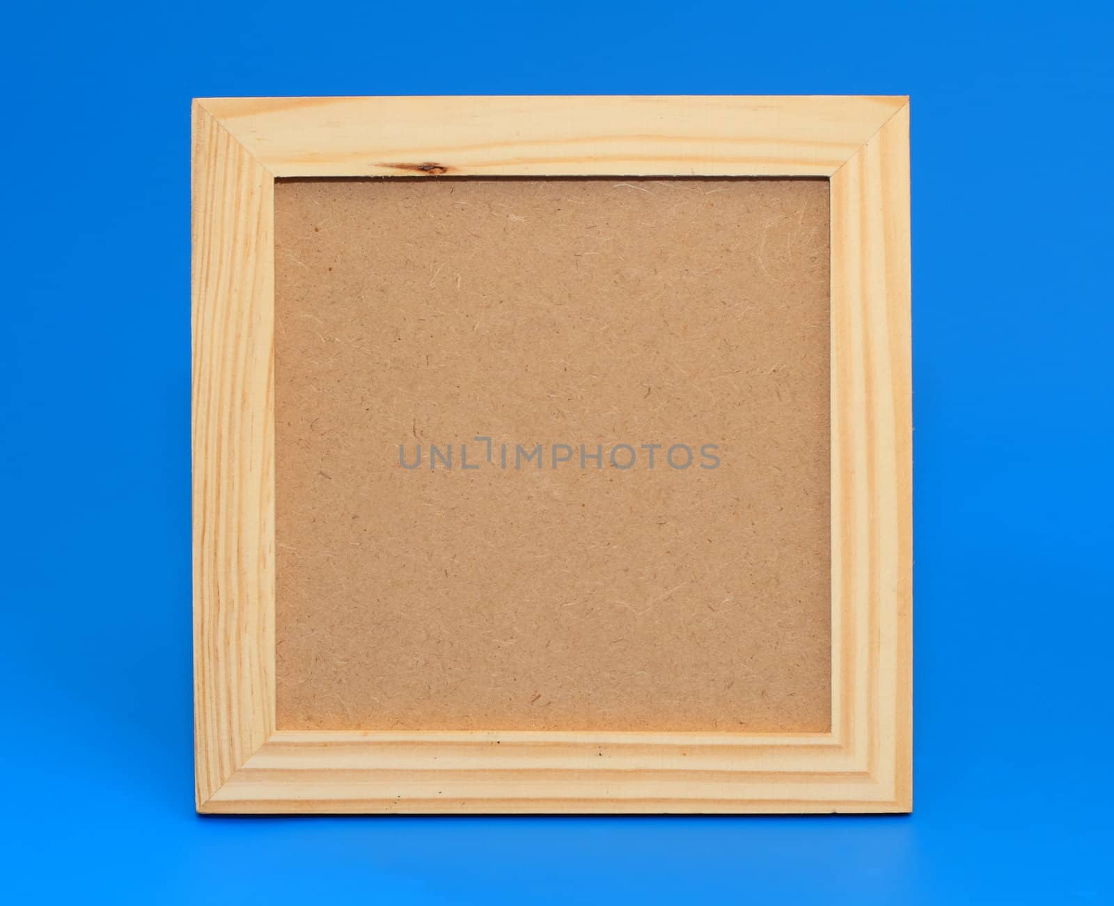 Wooden table photo frame