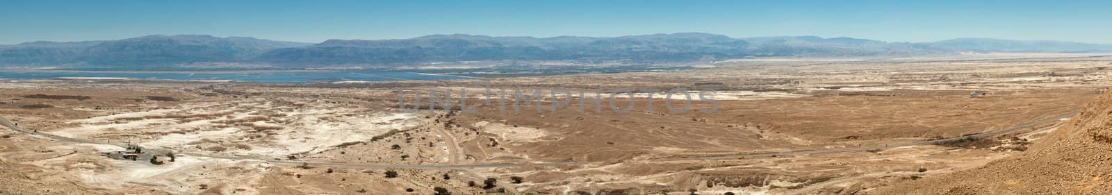 Negev desert landscape in Israel