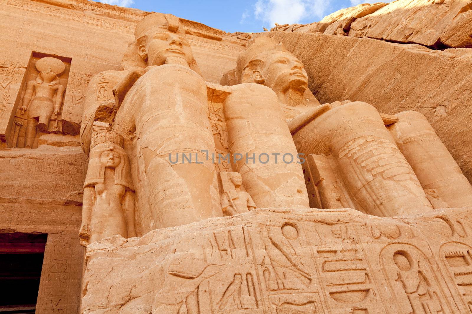 temple of rameses II in abu simbel, egyp