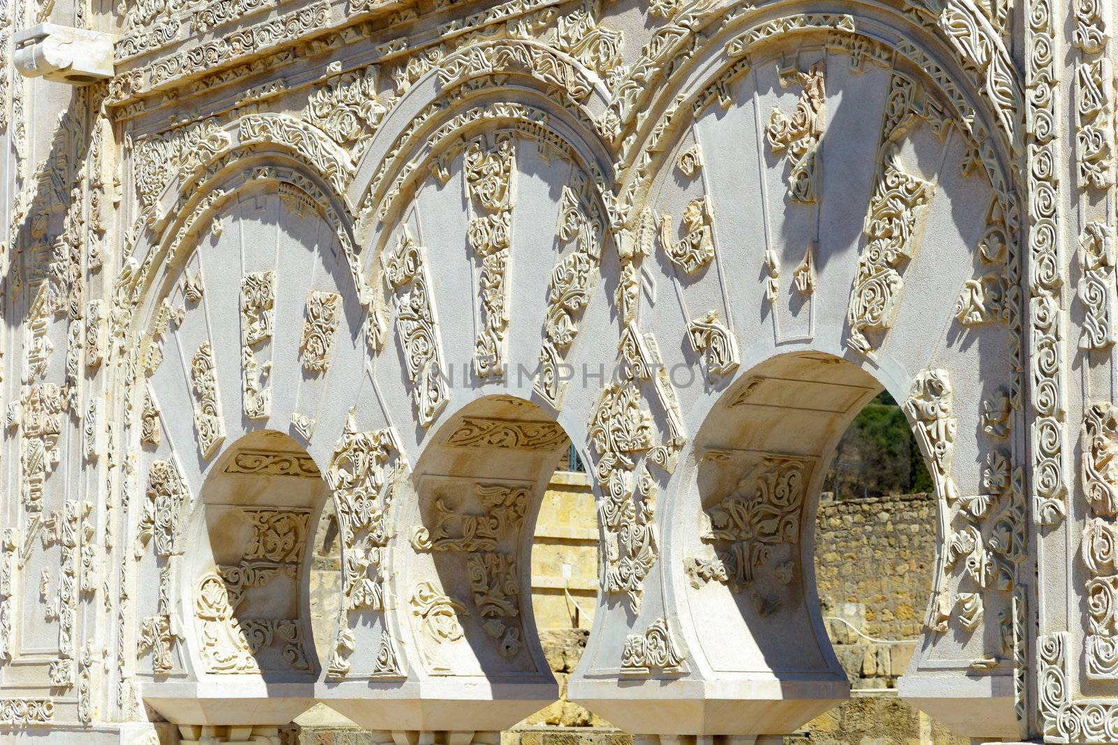 Entrance of Yafar's house, in archeological set of Madinat al-Zahra, Cordoba, Spain