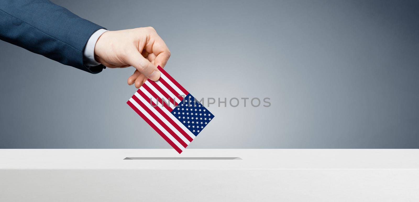 Vote election day in United States of America. by Taut