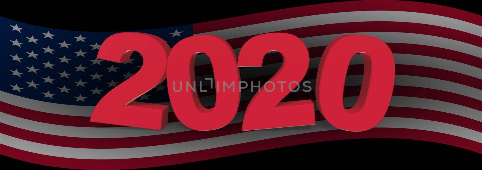 Vote presidential election 2020 in United States of America. by Taut