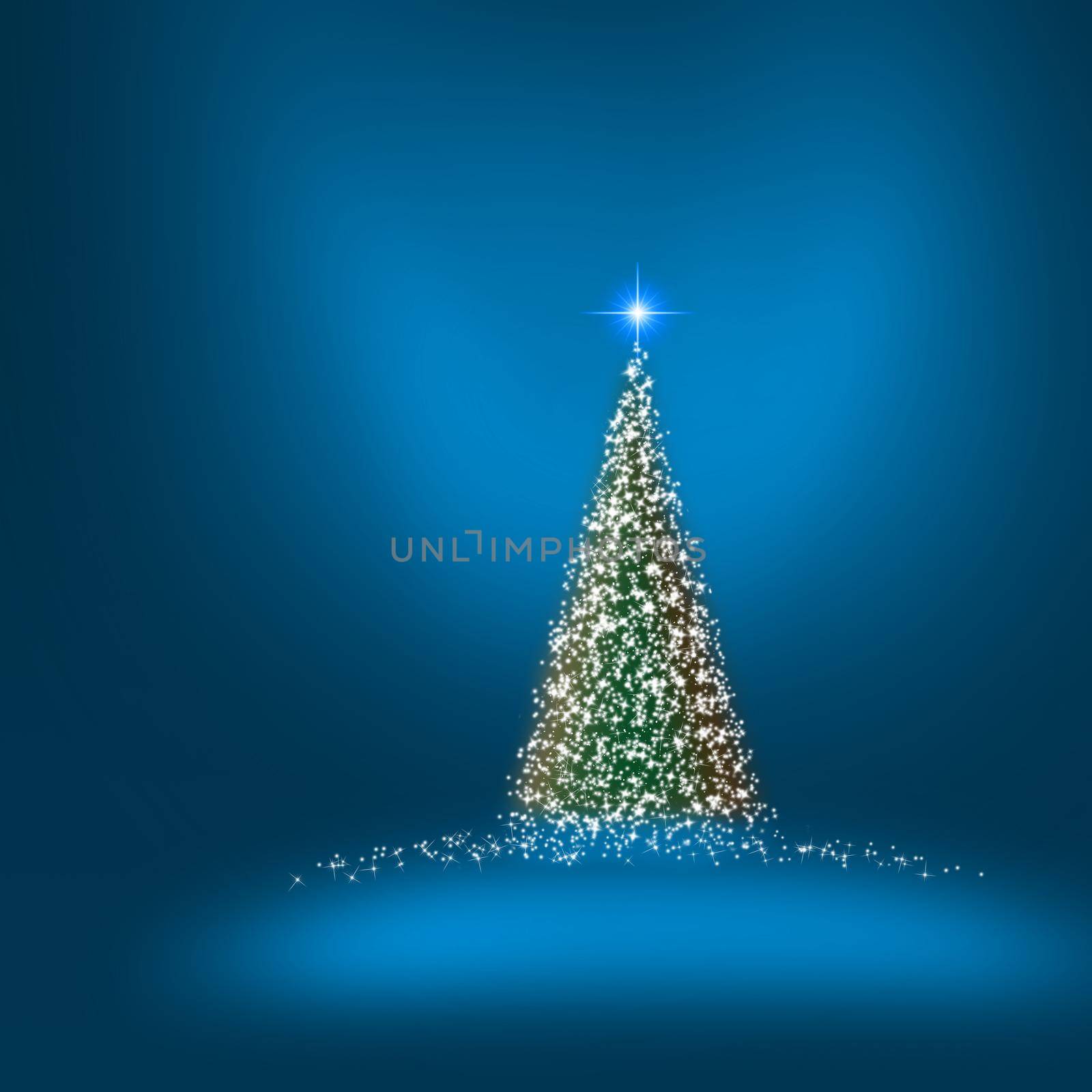 Winter background design concept with christmans tree by Taut