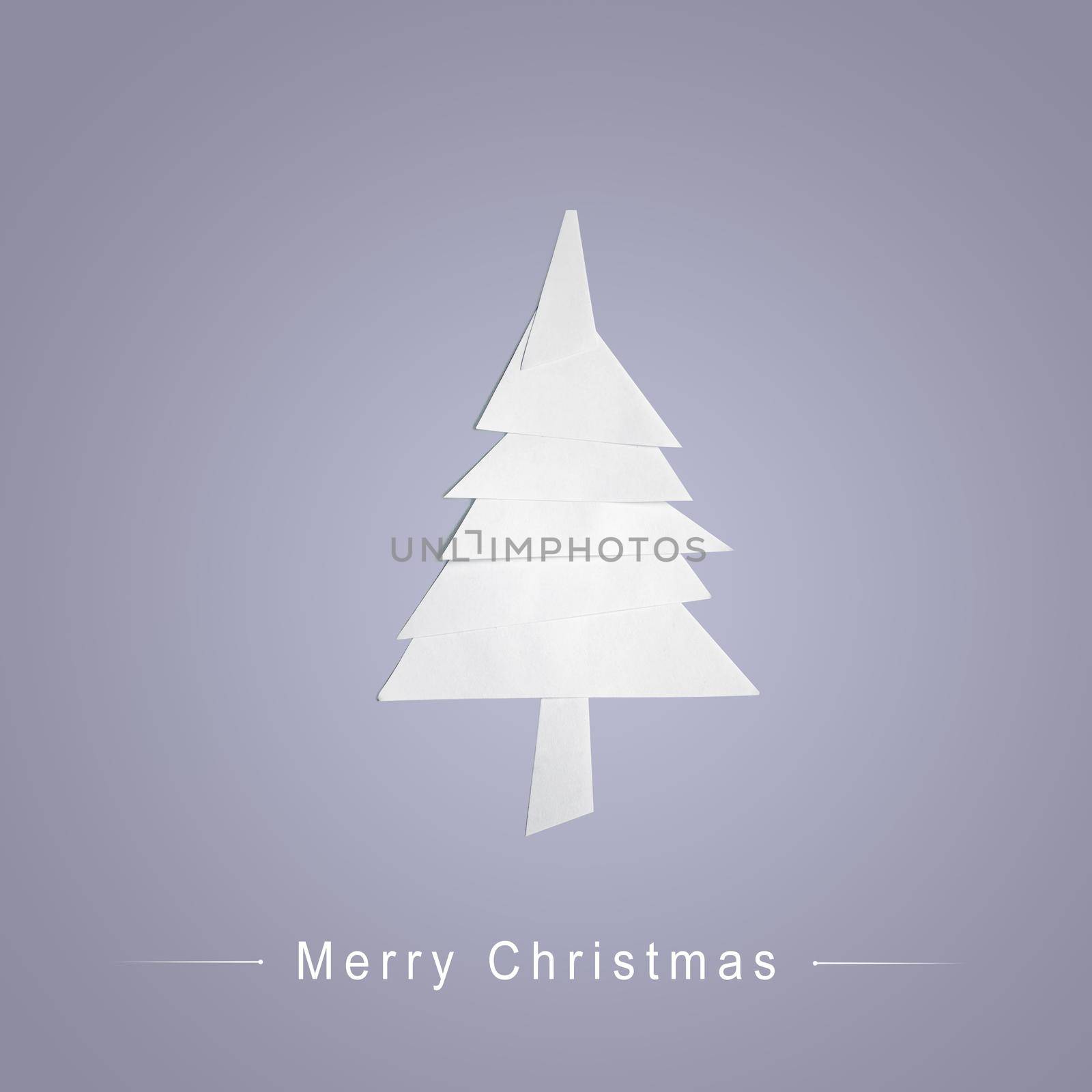 Winter background design concept with christmans tree by Taut