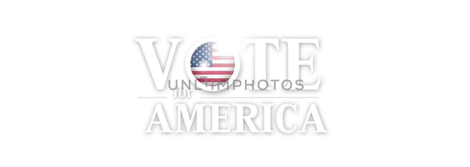 Vote election day in United States of America. by Taut