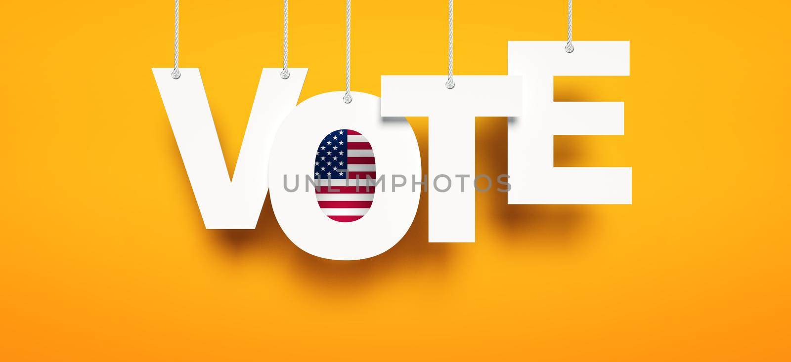 Vote election day in United States of America. by Taut