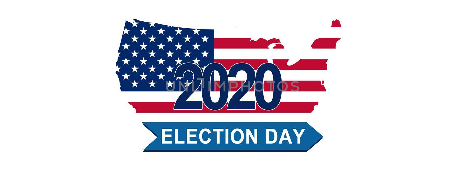 Election Day in United States 2020 Concept