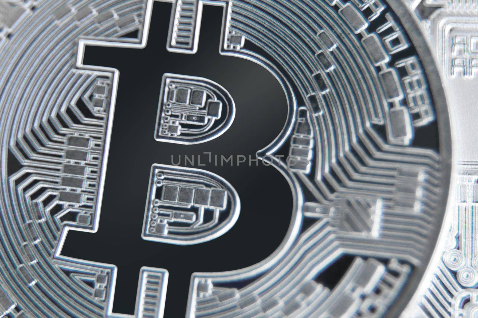 Cryptocurrency concept. Trends in bitcoin exchange rates. Rise and fall of bitcoin.