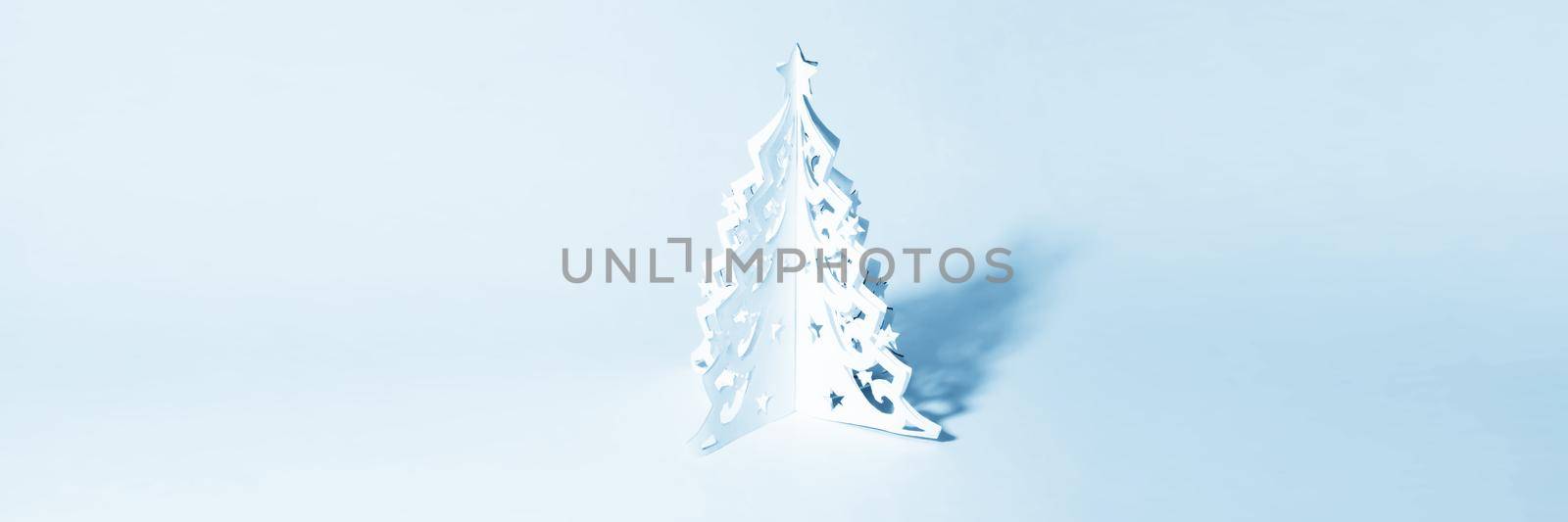 Winter background design concept with christmans tree by Taut