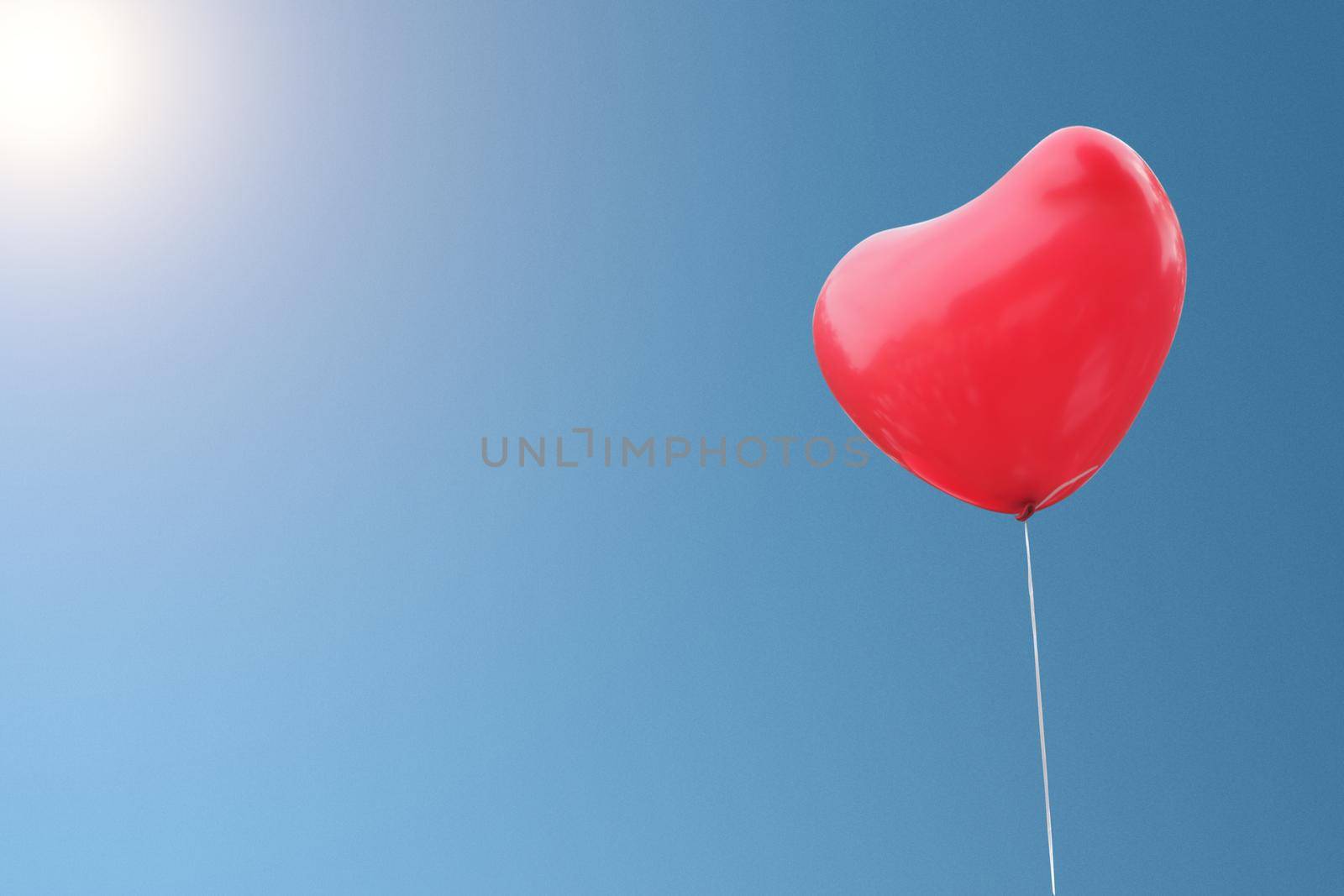 Valentines Day background. Love and Valentine's Day concept. 3d Illustration