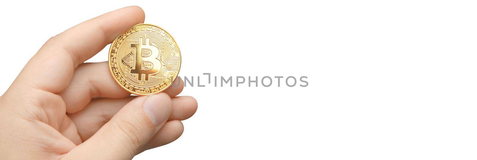 Cryptocurrency concept. Trends in bitcoin exchange rates. Rise and fall of bitcoin.