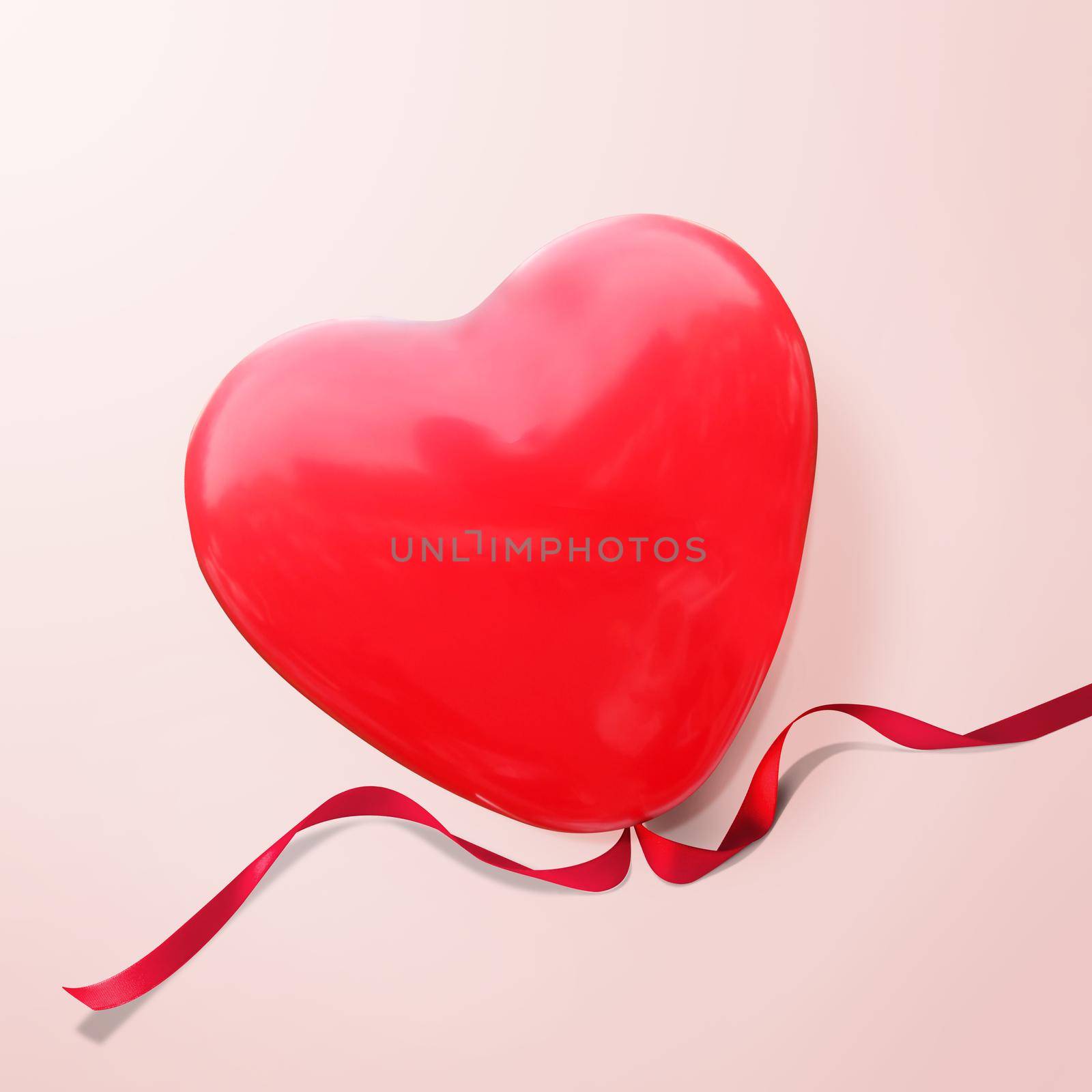 Valentines Day background. Love and Valentine's Day concept. 3d Illustration