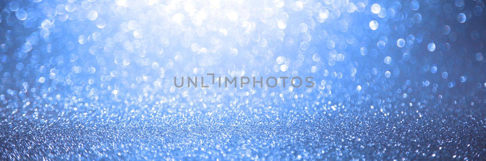 Abstract Christmas twinkled bright bokeh defocused background