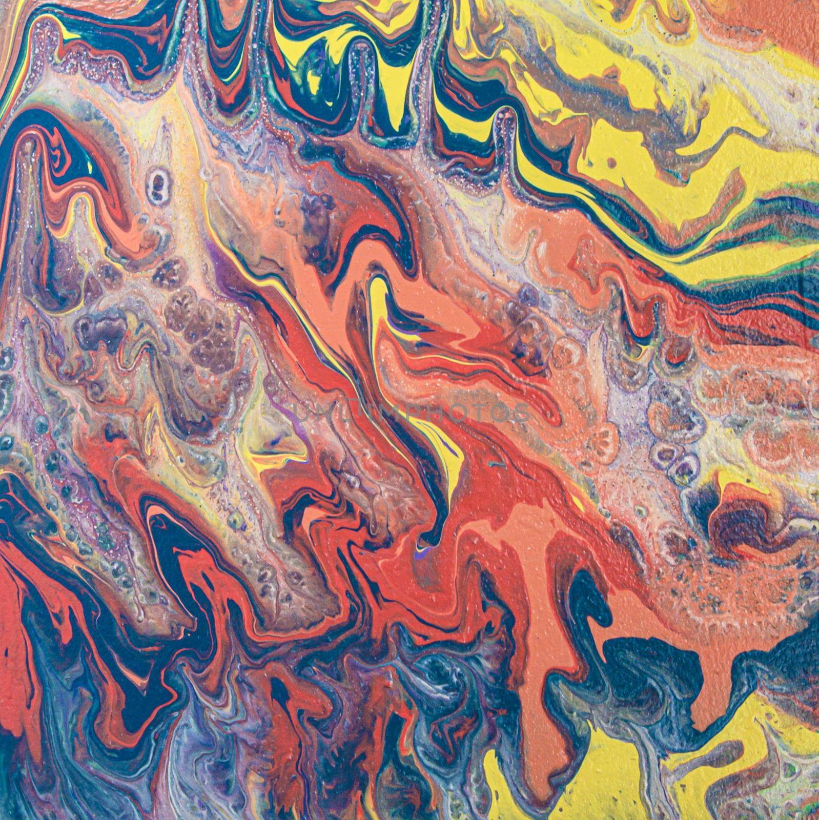 Abstract background in Fluidart style for backgrounds, banners, posters, paintings by Grommik