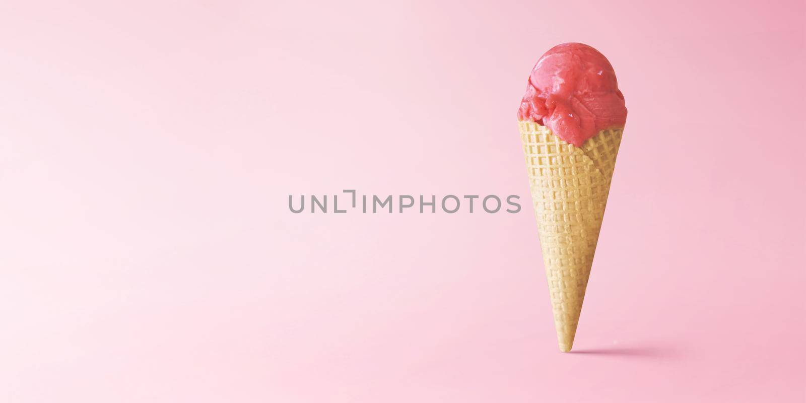 Delicious ice cream. Healthy summer food concept. by Taut