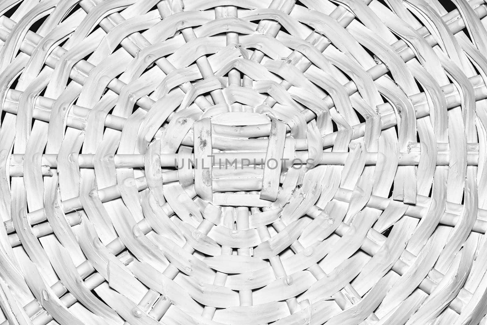White wooden wicker basket fragment texture.  by Eugene_Yemelyanov