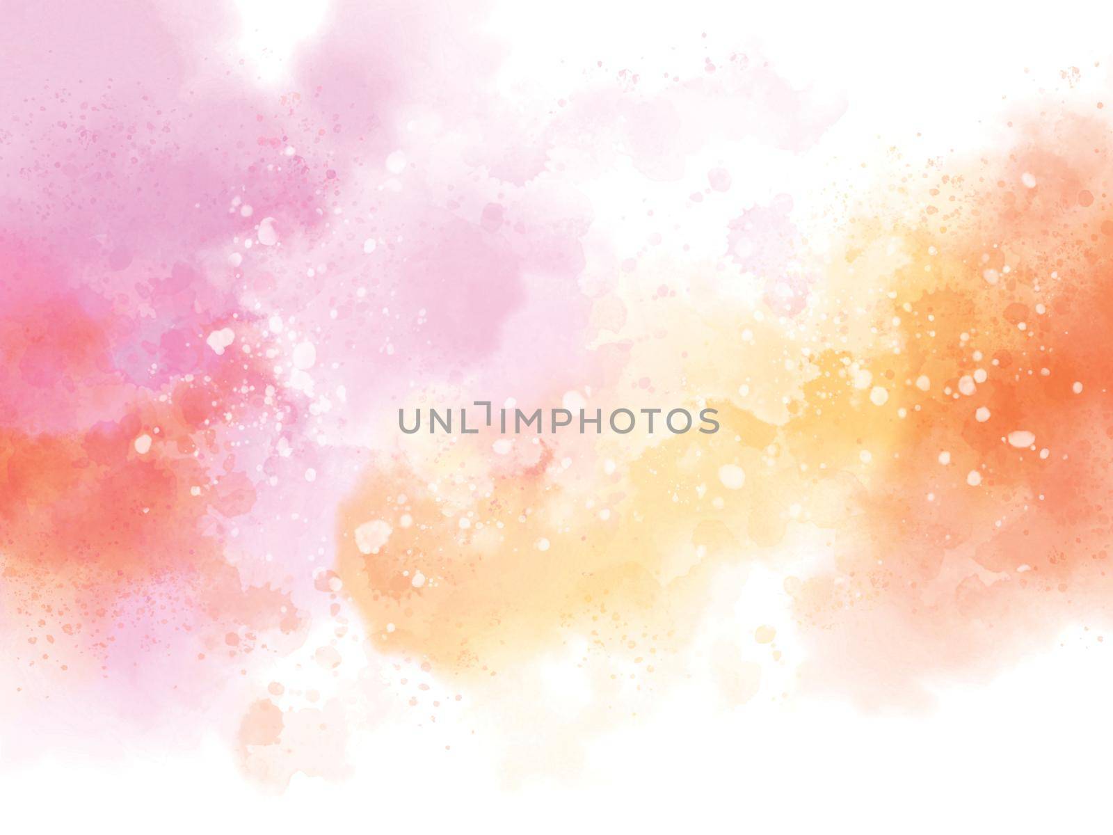 Abstract watercolor on white background illustration by Myimagine