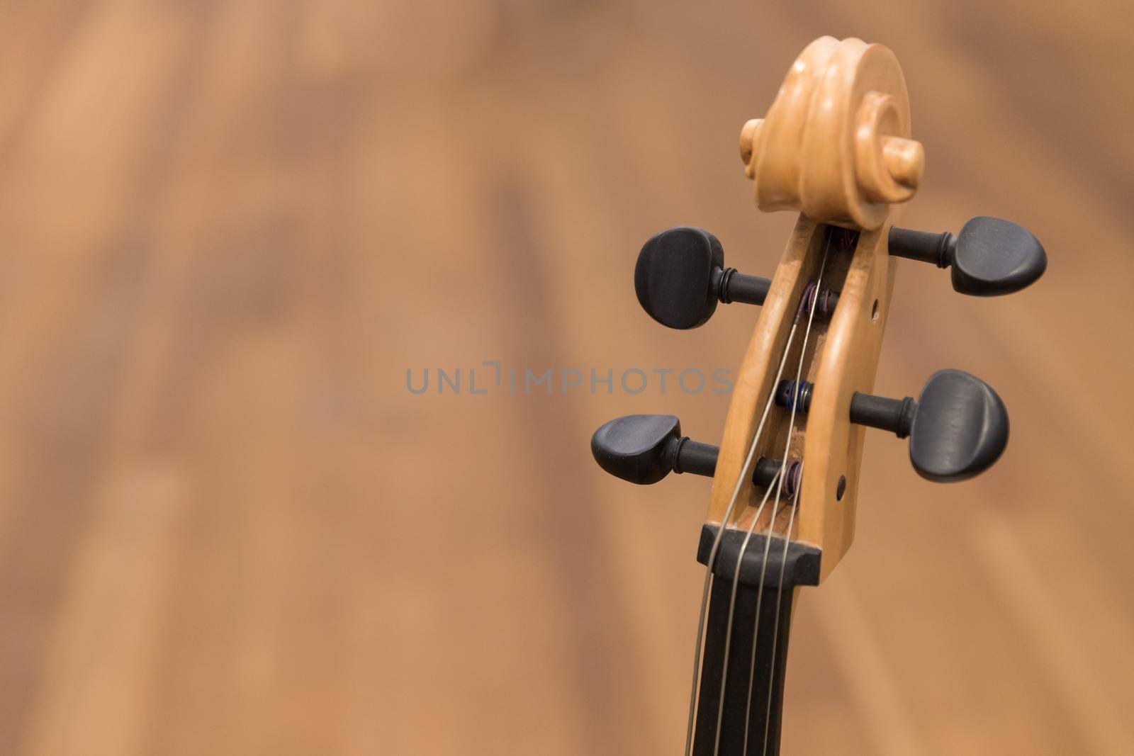 Violin music instrument with blur bckgrong