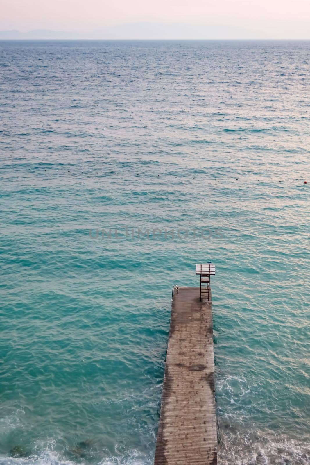 kusadasi,aydin,turkey- july 24,2021.summer season and sea view on the aegean sea coast in kusadasi and summer season.