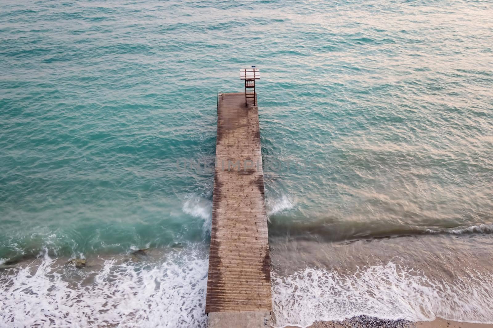 kusadasi,aydin,turkey- july 24,2021.summer season and sea view on the aegean sea coast in kusadasi and summer season.