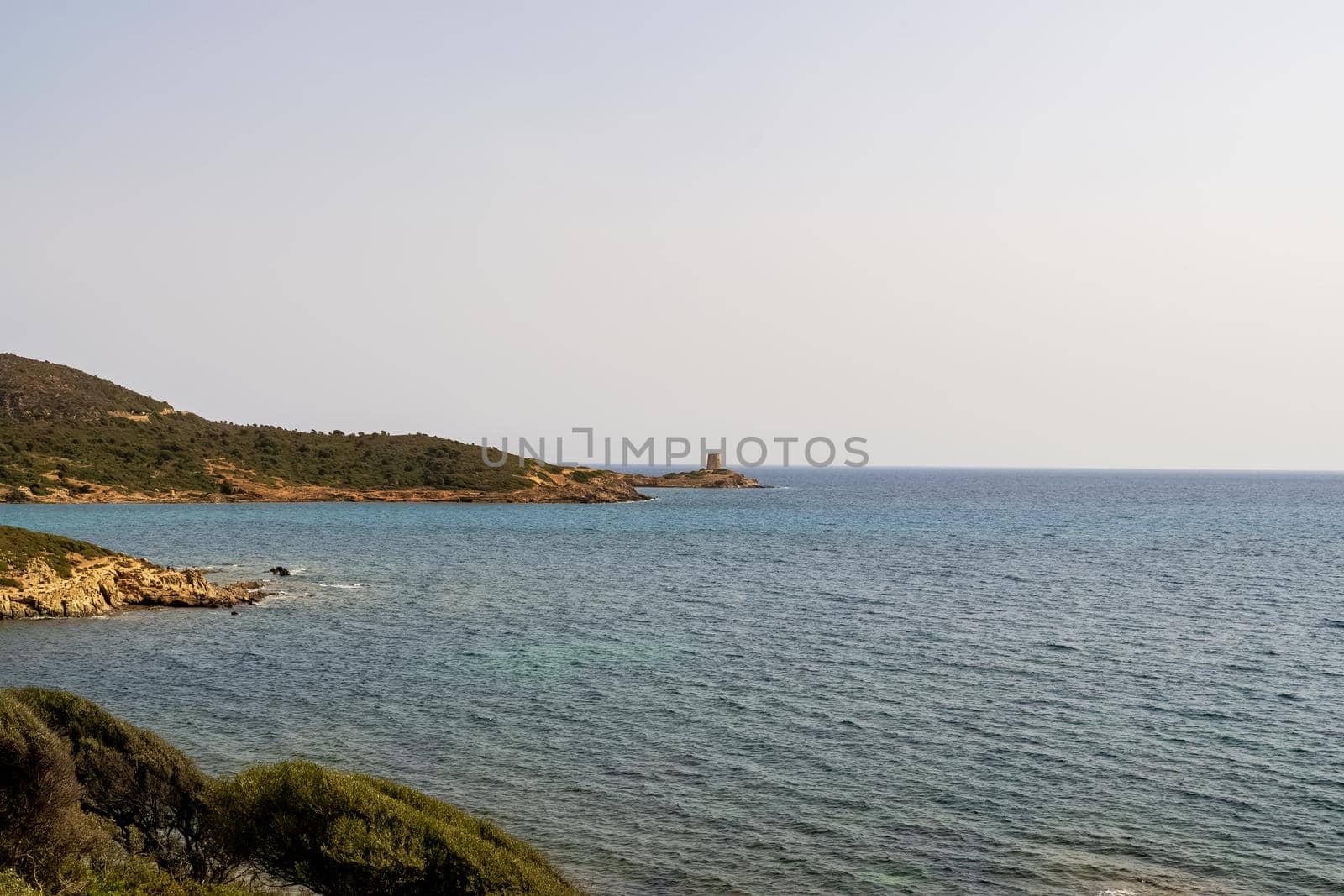 Beautiful view of the southern Sardinian sea by silentstock639